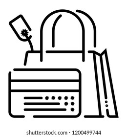 Credit Card Icon vector illustration