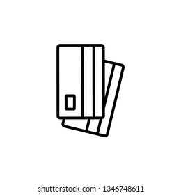 Credit Card Icon Vector Illustration Logo Template