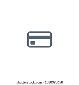Credit card icon vector illustration