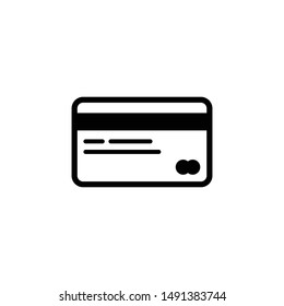 Credit Card Icon. Vector Illustration Eps