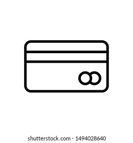Credit Card Icon Vector Illustration Logo Template