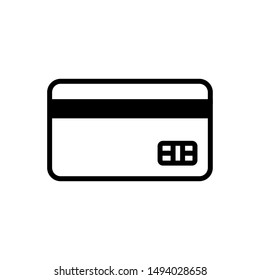 Credit Card Icon Vector Illustration Logo Template