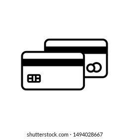 Credit Card Icon Vector Illustration Logo Template