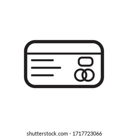 Credit Card Icon Vector Illustration