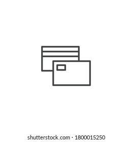 credit card icon vector illustration
