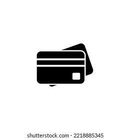 Credit card icon vector illustration. Credit card payment sign and symbol