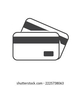 credit card icon vector illustration