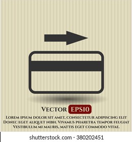 Ilustración vectorial de icono de tarjeta de crédito