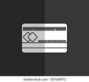 credit card icon vector illustration graphic design