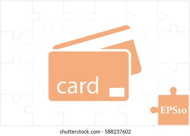 credit card icon vector illustration EPS 10