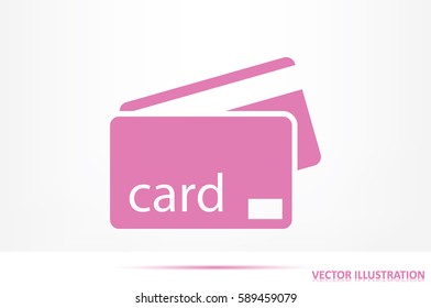 credit card icon vector illustration EPS 10