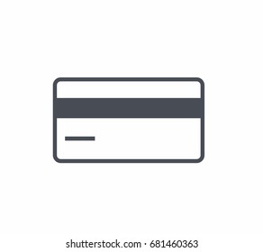 Credit Card  icon vector illustration on white background