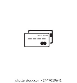 credit card icon vector ilustration logo design