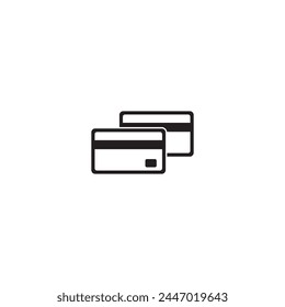 credit card icon vector ilustration logo design