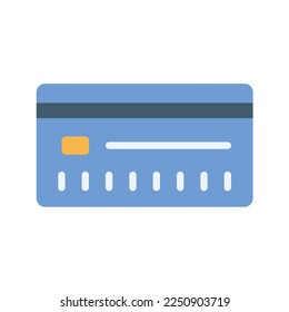 Kreditkartensymbol, Vektorbild. Geeignet für mobile Apps, Web-Apps und Printmedien.