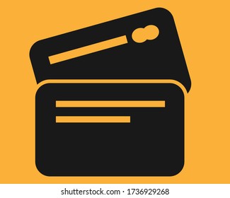 Credit Card Icon vector isolate