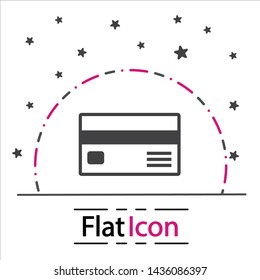 Credit Card Icon Vector isolated 