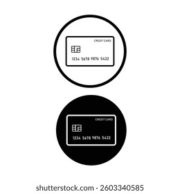 Credit card icon vector isolated on white background.  Bank cards illustration. Credit card payment icon vector.