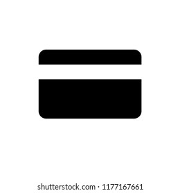 Credit card icon vector logo template flat trendy