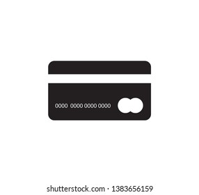 Credit card icon vector logo template