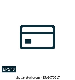 credit card icon vector logo template design element 