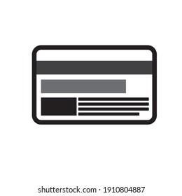 Kreditkartensymbol, Vektorlogo-Minimalitaet 