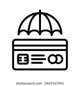 Kreditkartensymbol in der Vektorgrafik. Firmenzeichen
