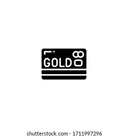 credit card icon. credit card vector on gray background