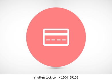 Credit card icon vector payment sign.Credit card icon vector,Credit card icon in trendy flat style isolated on white background Credit card icon web.