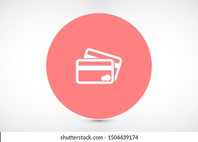 Credit card icon vector payment sign.Credit card icon vector,Credit card icon in trendy flat style isolated on white background Credit card icon web.