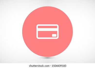 Credit card icon vector payment sign.Credit card icon vector,Credit card icon in trendy flat style isolated on white background Credit card icon web.