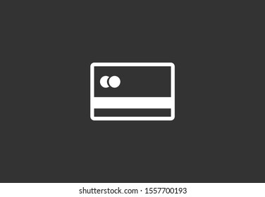 Credit card icon vector payment sign.Credit card icon vector,Credit card icon in trendy flat style isolated on white background Credit card icon web.