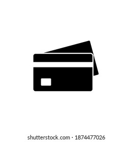 Credit card icon vector. Credit card payment icon vector