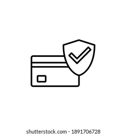 Vector de icono de tarjeta de crédito. vector de icono de pago de tarjeta de crédito