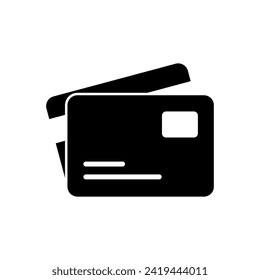 Vector de icono de tarjeta de crédito. vector de icono de pago de tarjeta de crédito