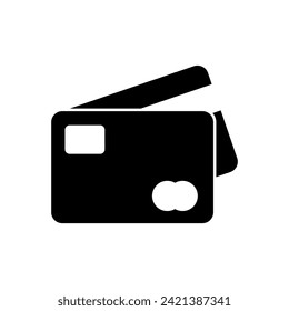 Credit card icon vector. Credit card payment icon vector