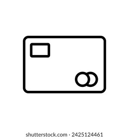Credit card icon vector. Credit card payment icon vector
