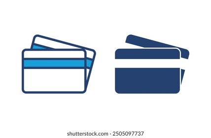 Credit card icon vector. Credit card payment icon vector