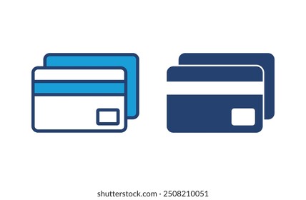 Credit card icon vector. Credit card payment icon vector
