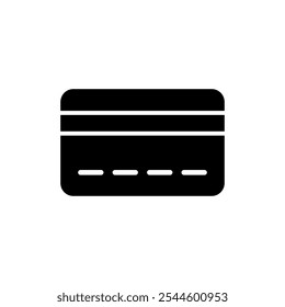 Icono de tarjeta de crédito Vector. Signo y símbolo de pago con tarjeta de crédito