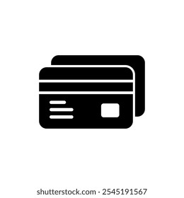 Icono de tarjeta de crédito Vector. Signo y símbolo de pago con tarjeta de crédito