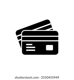 Credit card icon vector. Credit card payment sign and symbol