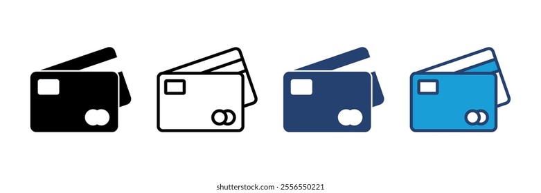 Credit card icon vector. Credit card payment icon vector