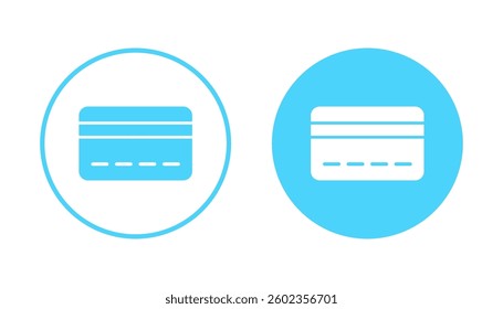 Credit card icon vector. Credit card payment sign and symbol