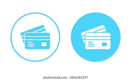 Credit card icon vector. Credit card payment sign and symbol