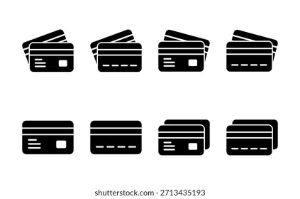 Credit card icon vector. Credit card payment sign and symbol