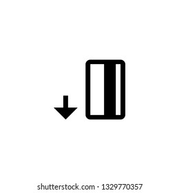 credit card icon vector. credit card sign on white background. credit card icon for web and app