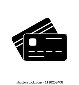 Credit card icon vector icon. Simple element illustration. Credit card symbol design. Can be used for web and mobile.
