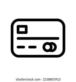 Credit Card Icon Vector Symbol Design Illustration