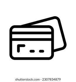Credit Card Icon Vector Symbol Design Illustration